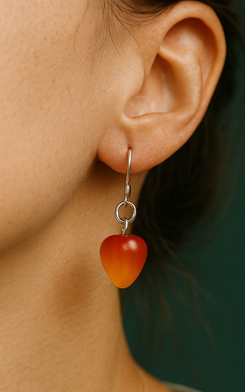 Pendientes Cereza Artesanales