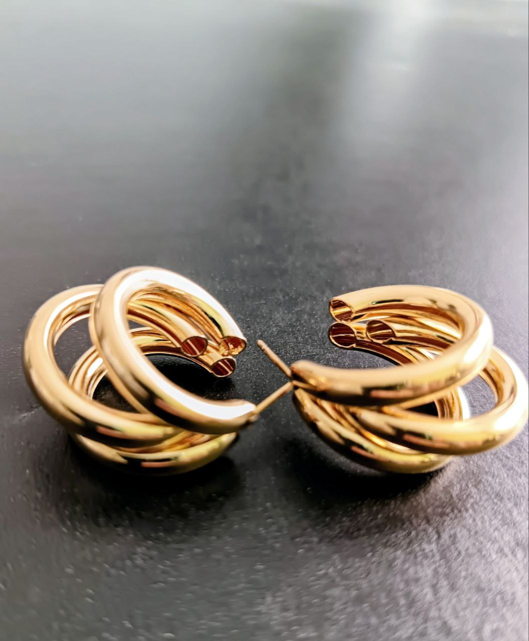 Pendientes "Triple Glow"