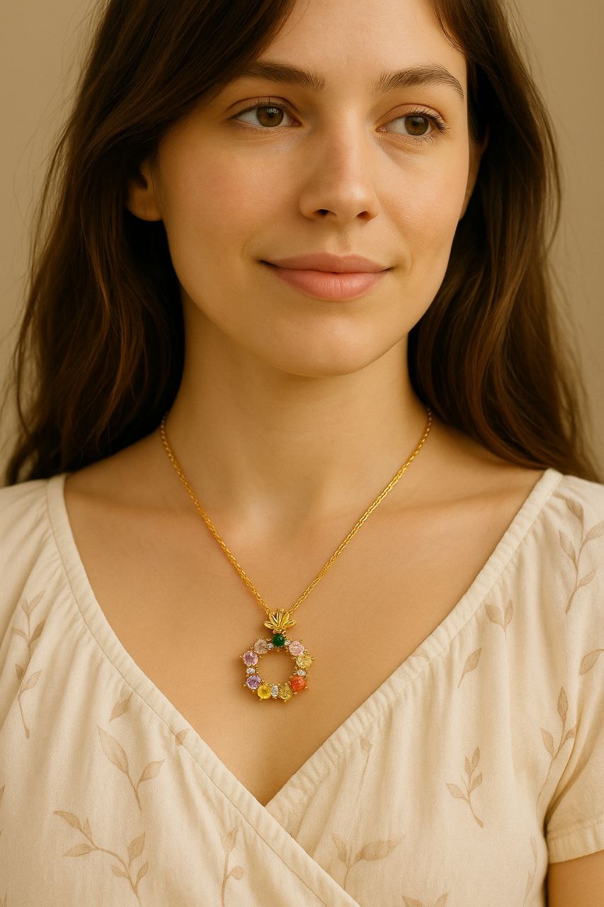 Collar Corona de Colores