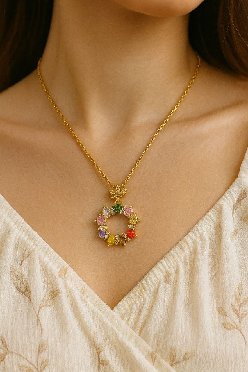 Collar Corona de Colores