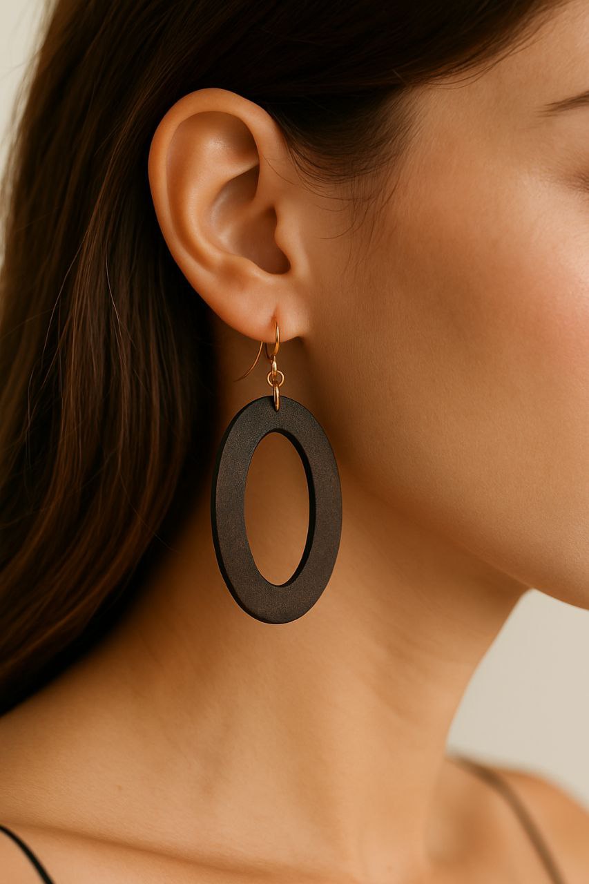 Pendientes “Aro de Madera”