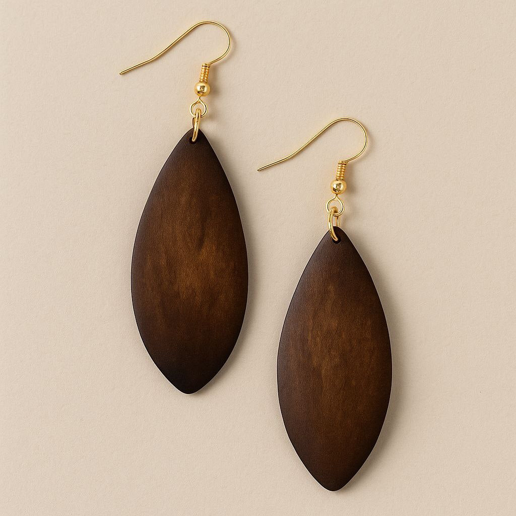 Pendientes “Hoja de Tierra”