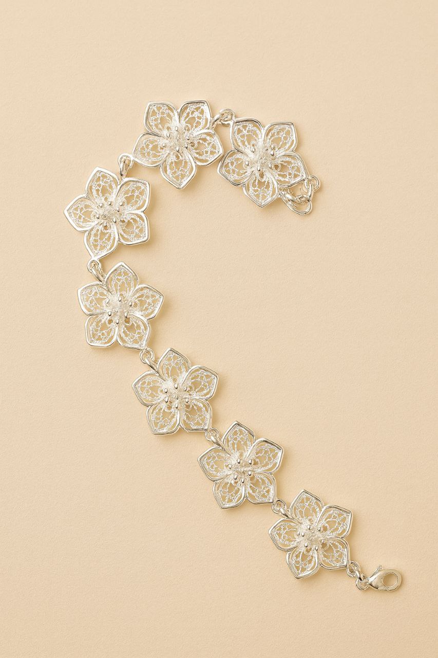 Pulsera “Flor de Encaje”