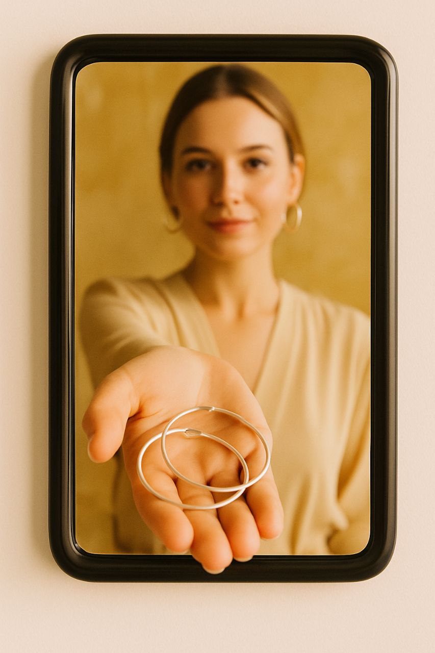 Aros grandes minimalistas