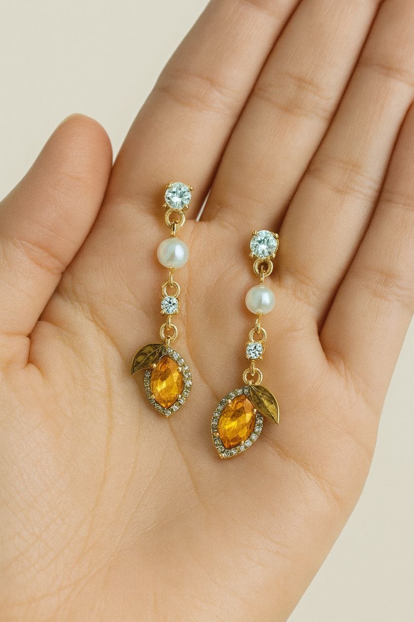 Pendientes “Citrus Glow”