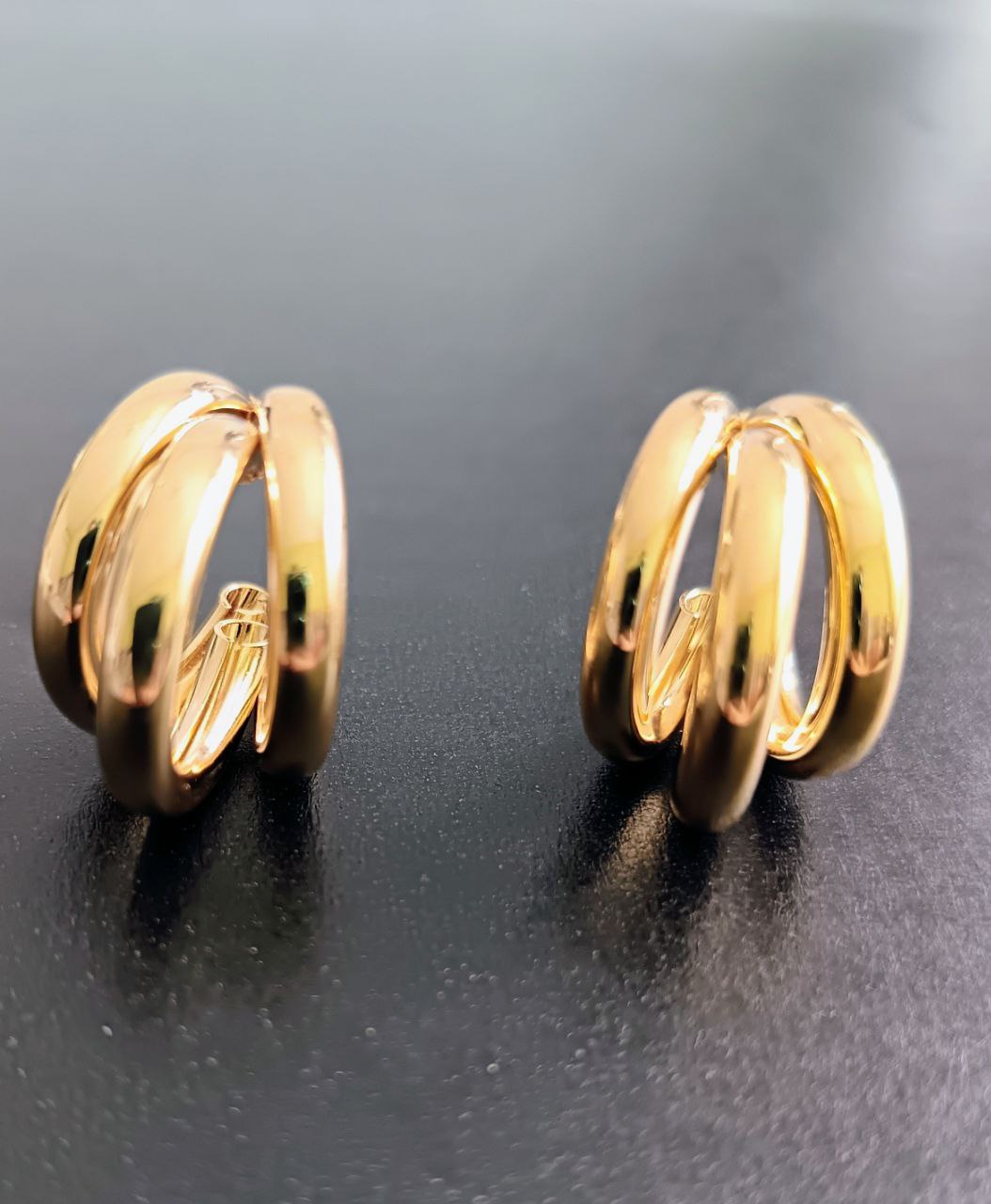Pendientes "Triple Glow"