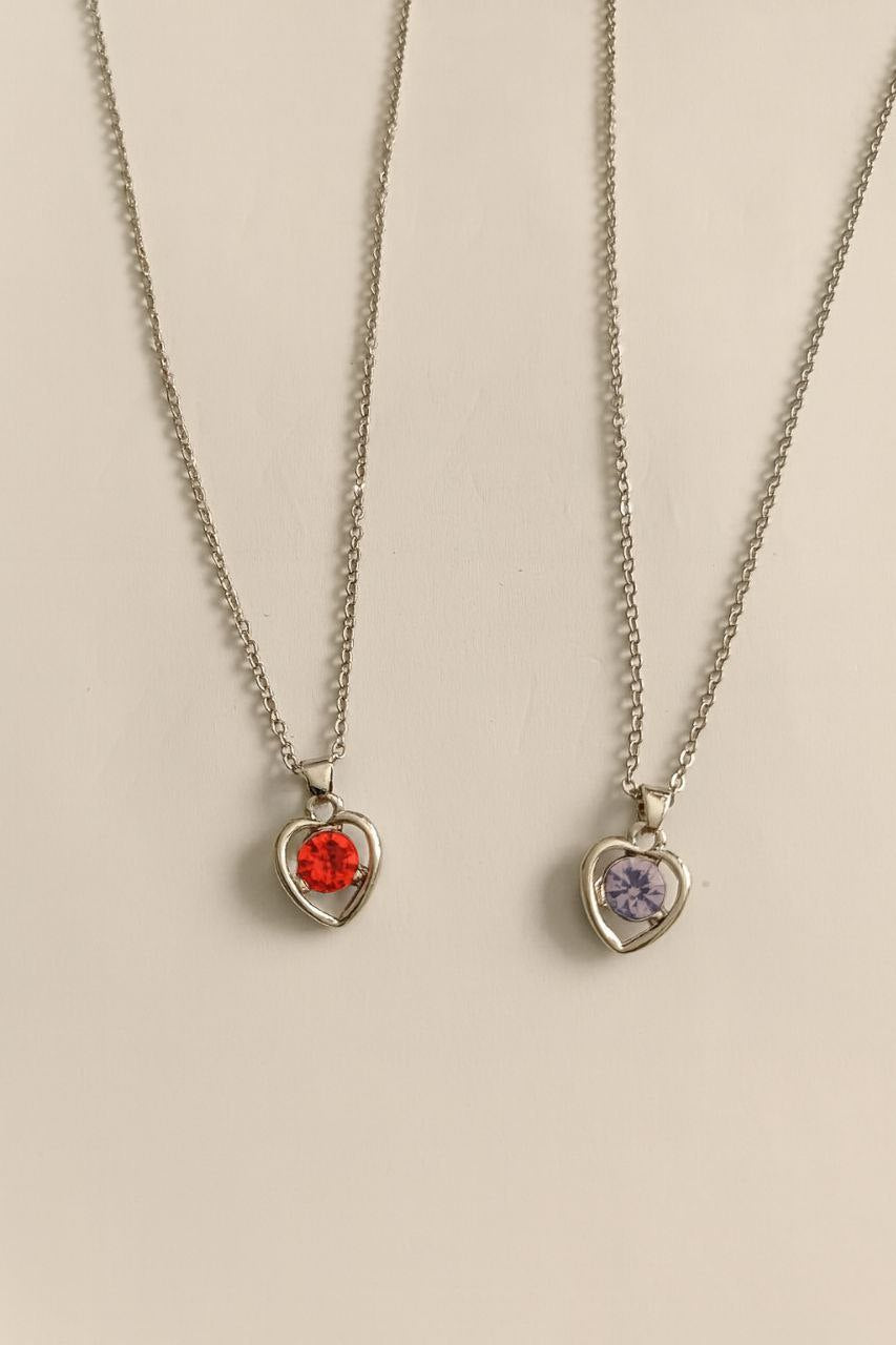 Set Dúo Corazones de Cristal