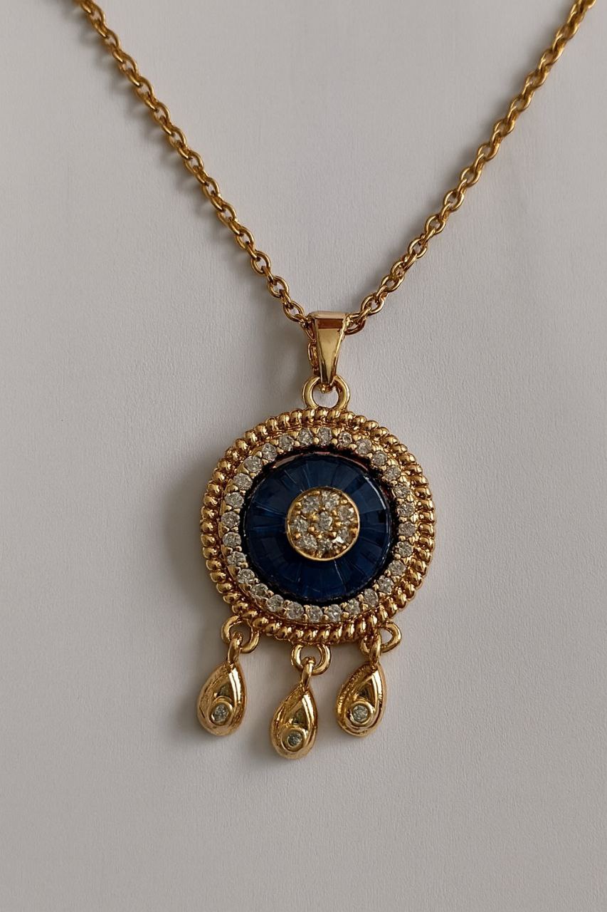 Collar Amuleto Azul