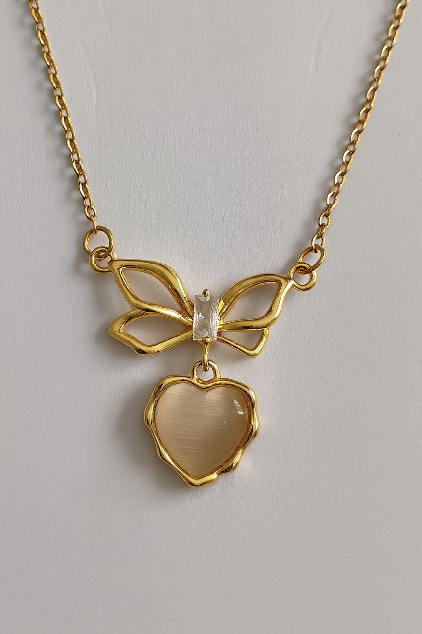 Collar Butterfly Heart
