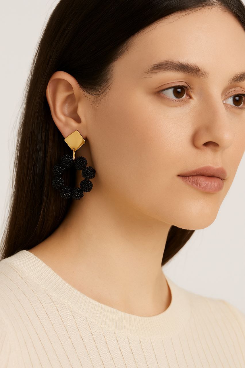 Pendientes “Noir Chic”