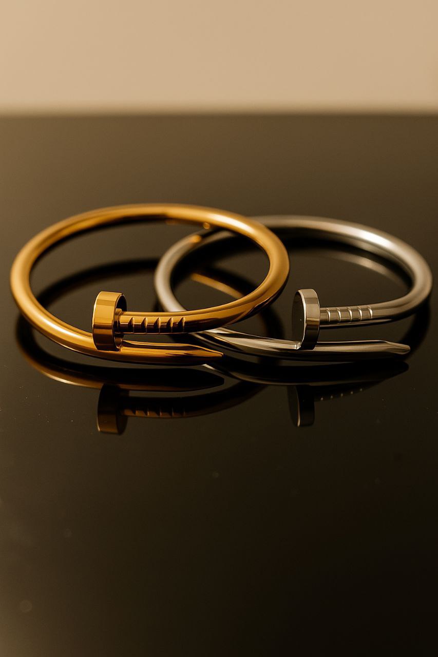 Pulsera Clavo Dorado