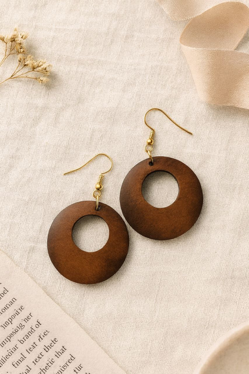 Pendientes “Círculo Natural”
