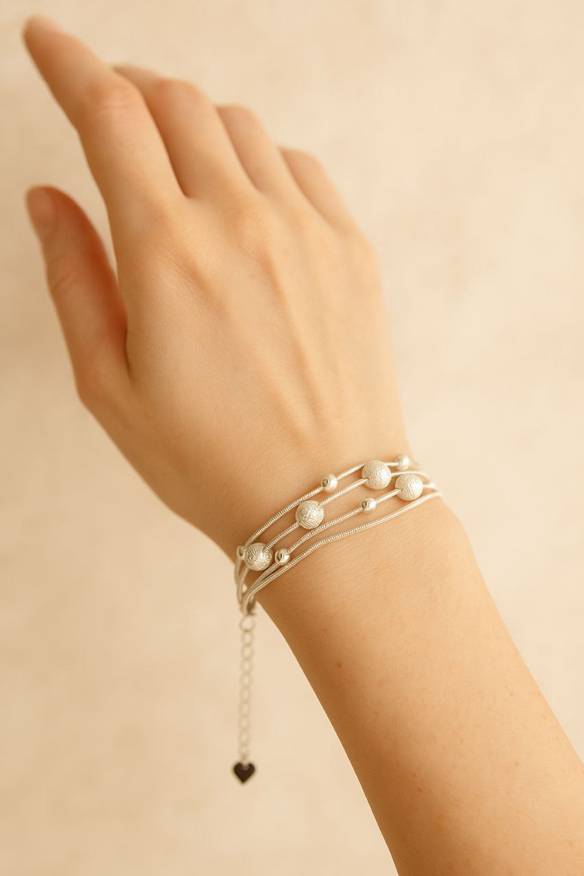 Pulsera “Esfera Doble”