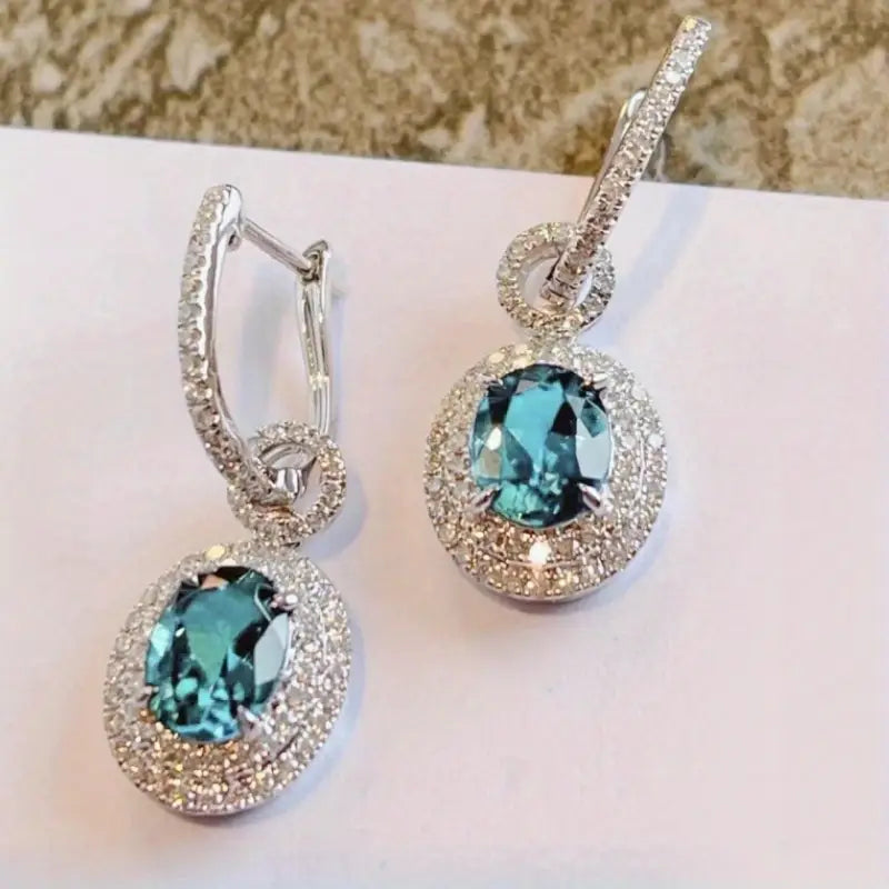 pendientes con piedra